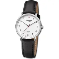 Regent Armbanduhr Leder schwarz Damen Uhr Analog Lederarmband D3URGM2306