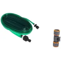 Merkloos Bewässerungsschlauch aus PVC, wasserdurchlässig, für den Garten