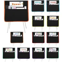 Merkloos Set mit 12 Organizer-Taschen für Stühle, geeignet für Schule und Büro