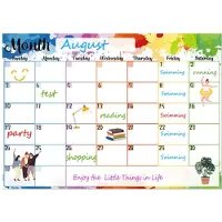 Merkloos Magnetischer, trocken abwischbarer Kalender/Planer