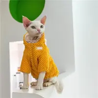 Merkloos Warme Jacke für Hauskatzen mit Kapuze