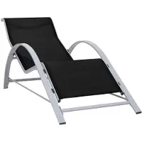 Merkloos Ergonomischer Liegestuhl aus Aluminium für den Außenbereich