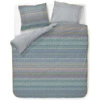 OEM Bettwäsche-Set Ashanti, Blau, 200x200 + 2x80x80 cm