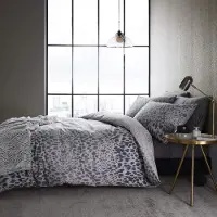 OEM Bettwäsche-Set Tiermotiv 200x200 + 70x90 cm, 2-teilig