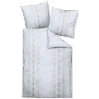 OEM Bettwäsche MESSINA 43013, 155x200 cm, Mako-Satin, Silber