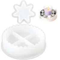 OEM Silikonform-Set: Adventskalender (1-31) + Sternform für DIY-Deko