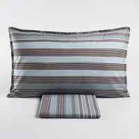 OEM Bettwäscheset Doppelbett 250x200 cm, 3-teilig, Perkal Baumwolle, geometrisch