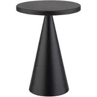 Dripio Tafellamp CONE, Akkulampe, Höhe 18 cm, schwarz, inkl. Ladestation