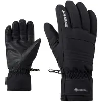 Ziener Skihandschuhe "GONNIUS-Z GORE-TEX", Herren, Gr. 6,5, schwarz, Kunstfaser, Handschuhe Skihandschuhe, wasserdicht, winddicht, atmungsaktiv, warm