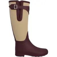 Hunter Boots Womens Refined Tall Canvas Boot port royale (PG) 9
