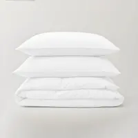 OEM Bettwäsche-Set 1200er Supima-Baumwolle 140x200 cm, weiß