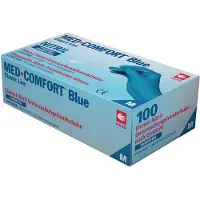 Ampri Med-Comfort Blue 100 St Handschuhe
