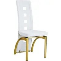 STILVORA Esszimmerstuhl 2er Set mit Lochmuster, Essstuhl aus Kunstleder mit Metallbeinen, Küchenstuhl für Esszimmer und Wohnzimmer,PU Essstuhl,Design Essstuhl
