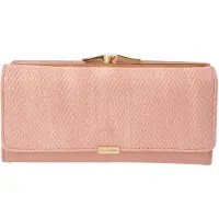 Clayre & Eef Melady Brieftasche 19x10 cm Rosa Kunstleder Rechteck