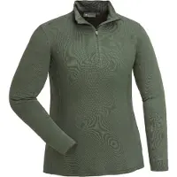 Pinewood Abisko Merino Base Layer Women Half Zip Shirt d.mossgreen (733) M