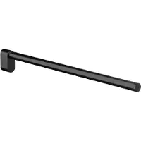 Emco flow Handtuchhalter, 1-armig, starr, 430 mm, 275013344, Farbe: schwarz-matt