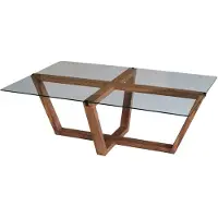 Skye Decor , Amalfi - Walnut, Couchtische, Nussbaum, Holz, 105 x 35 x 65 cm