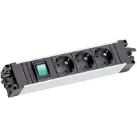 Bachmann 906.18803 STEP ALU 3xCEE7/3 1xSchalter Komplettschaltung 90618803