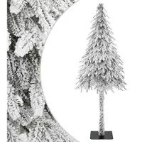 Selius Großer Kunst-Weihnachtsbaum, 180 cm - Realistisch aussehende, schneebedeckte Äste und ein stabiler Fuß