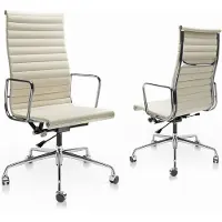 Selius Bürostuhl, ergonomisch - Gaming-Stuhl - Executive-Stuhl - Stühle - Bürostuhl - Leder - Klassischer, hoher Rücken