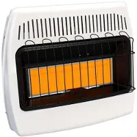 OEM Infrarot-Wandheizer 30.000 BTU, Erdgas, Weiß, 1.000 m²