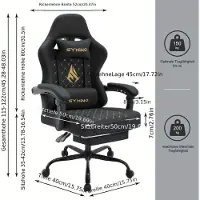 Selius Gaming-Stuhl - Bürostuhl - Computerstuhl - Gamer-Stuhl - Bürostuhl - Ergonomisches Design