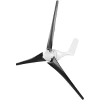 OEM Windturbine-Generator 1200W, 3-Blatt, 24V, Schwarz