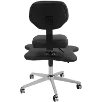 Selius Kniestuhl - Stuhl mit Fußstütze - Meditationsstuhl - Yogastuhl - Ergonomischer Bürostuhl - Höhenverstellbar