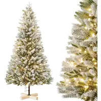 Selius Weihnachtsbaum - Künstlicher Weihnachtsbaum - Imitationsweihnachtsbaum - Dekoboom - Winterbaum - 225 cm hoch