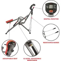 Selius Kniebeugen-Trainer – Kniebeugen-Assistent – Fitnessgerät – Kniebeugenmaschine – Krafttrainer – Maximales Gewicht: 135 kg