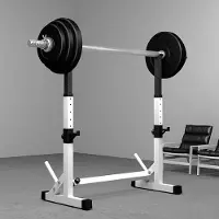 Selius Verstellbare Stange – Höhe: 80-150 cm – Belastbarkeit: 200 kg – Stahl – Schwarz – Fitnesszubehör