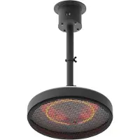 OEM Deckenheizung 2000 W, Carbon, 3 Stufen, Fernbedienung, IP65, 51-66 cm, Ø 44 cm