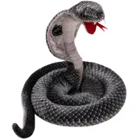 Champracer Schlange Kuscheltier Plüsch 118 cm realistisch Kobra Spielzeug zum Kuscheln und Spielen