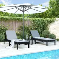 Selius Holz-Loungestuhl - Gartenstuhl - Verstellbarer Stuhl - Outdoor-Stuhl - Massives Kiefernholz - Design mit Wasserdurchlässigkeit