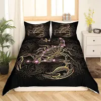 Homewish Bettwäsche-Set Exotisch Stammes Retro Mandala Dekor 220x240 cm Multi 15