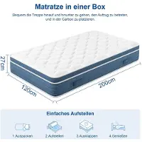 Selius Hybrid-Matratzen mit Taschenfedern und m Euro-Top