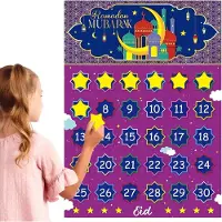 Generisch Ramadan-Kalender 2025 – Countdown-Kalender bis zum Ramadan-Fest – Countdown-Kalender zum Eid-al-Fitr
