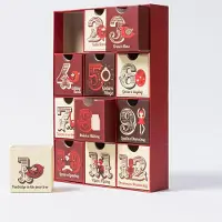 Generisch Füllen Sie Ihren eigenen Adventskalender für die Tage 1 bis 12. 12 Überraschungen – Weihnachtsüberraschungsbox