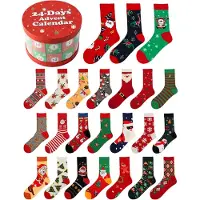 OCreon Adventskalender 2026 mit Socken, Weihnachtsadventskalender – für Erwachsene