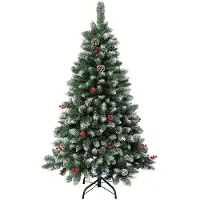 Selius Weihnachtsbaum - Künstlicher Weihnachtsbaum - Imitationsweihnachtsbaum - Tannenzapfenbaum - Künstlicher Baum - 210 cm hoch