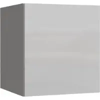 Furnitech Wohnwand Wohnzimmer - Hängend Wohnwand Modern - Regale und TV Schrank - Wohnzimmer Möbel (GS1, Weiß)