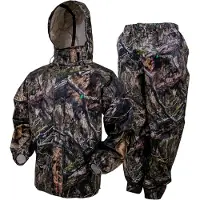 Generisch Heren Classic Regenanzug, wasserdicht, atmungsaktiv, für alle Sportarten, Muster: Mossy Oak DNA, Größe: M