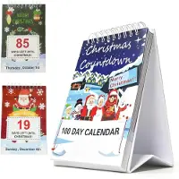 Generisch Adventskalender für Weihnachten 2026 mit 100 Tagen und Wochenübersichten – Adventskalender für das Büro oder das Schlafzimmer