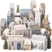 OCreon Adventskalender zum Befüllen - 24 Weihnachtskalender - Selbst gestalten