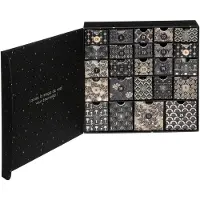 Generisch Adventskalender mit 24 Kerzen, 30x8,5x29,5 cm