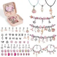 Generisch Geschenke für Mädchen, Armbänder zum Selbermachen, Bastelsets für Kinder ab 6 Jahren, Adventskalender, Füllmaterial, Weihnachtsgeschenke für Kinder
