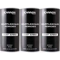 Generisch Cannon Sports Sjoelbak-Puder – Hochwertiges Wachs für Sjoelbakbahnen mit körnigen Silikonperlen oder Maismehl – 3 Geschwindigkeitsstufen