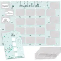 Generisch Adventskalender zum Abkratzen – "Ich liebe dich" – Partner-Adventskalender 2024 – Adventskalender für Weihnachten