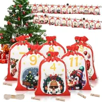Generisch Adventskalender zum Befüllen – 2026-18 x 13 cm – Wiederverwendbar