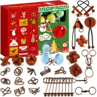 Generisch Adventskalender mit Knobelaufgaben und Rätseln 2026 – Ein fantastischer Adventskalender im Kapselautomaten-Design für Erwachsene und Kinder